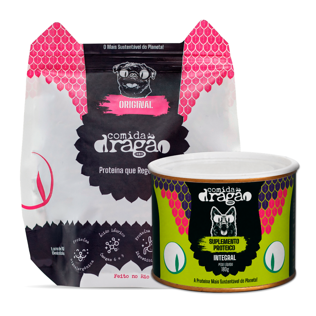 Kit Comida de Dragão para Cães