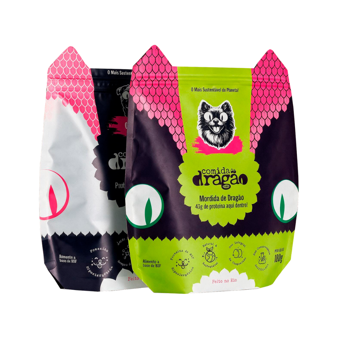 Kit Petiscos: Comida de Dragão Original e Mordida de Dragão