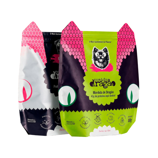 Kit Petiscos: Comida de Dragão Original e Mordida de Dragão
